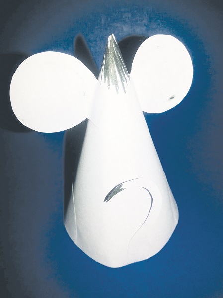 Пальчиковий театр у техніці паперопластики - мишка