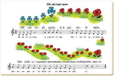 Літня розвага для дошкільнят | скачайте поспівки в малюнках