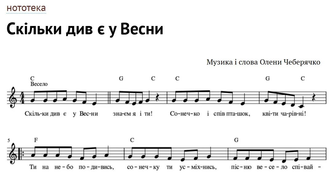 Свято весни в дитсадку