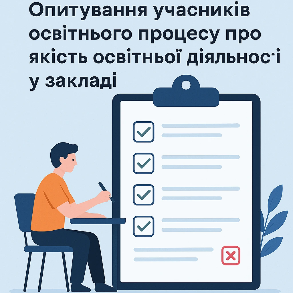 Внутрішня система забезпечення якості освіти: опитування