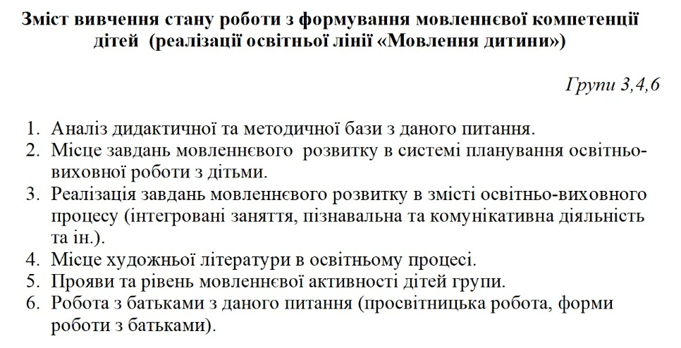 Тематичний контроль в ЗДО