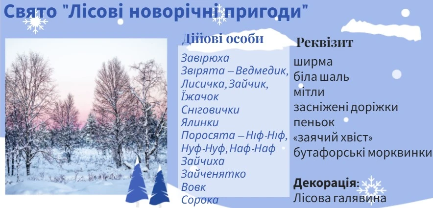 Сценарій новорічного свята на сучасний лад в молодшій групі