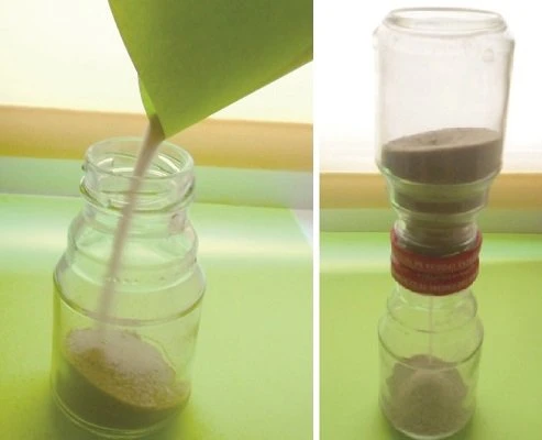 Пісковий годинник і календар: виготовляємо власноруч