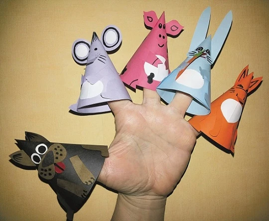 Пальчиковий театр у техніці паперопластики