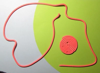 Пластилінографія в ДНЗ - джгутики