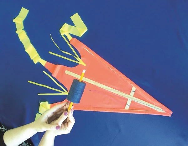 Як зробити повітряного змія своїми руками - оздоблення Як зробити повітряного змія своїми руками - оздоблення