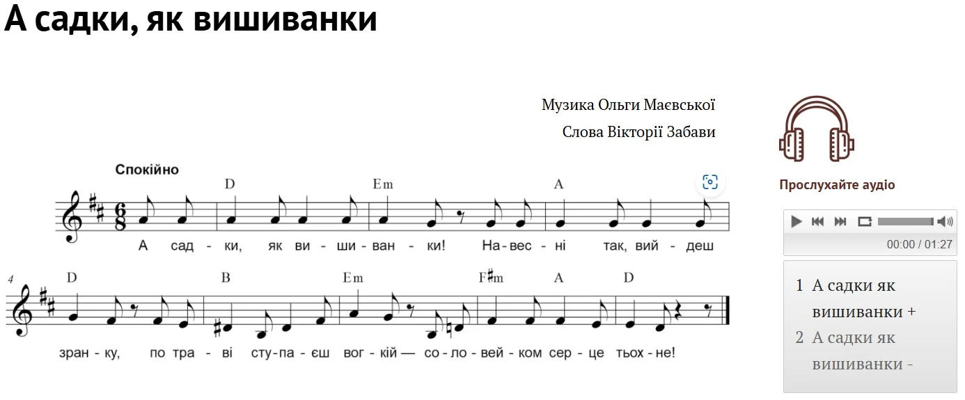 Дитячі пісні про весну