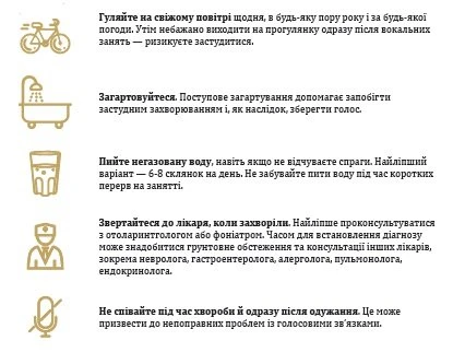 Як музичному керівнику піклуватися про свій голос