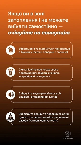 Державна служба з надзвичайних ситуацій дала роз'яснення жителям прибережних територій Херсонщини