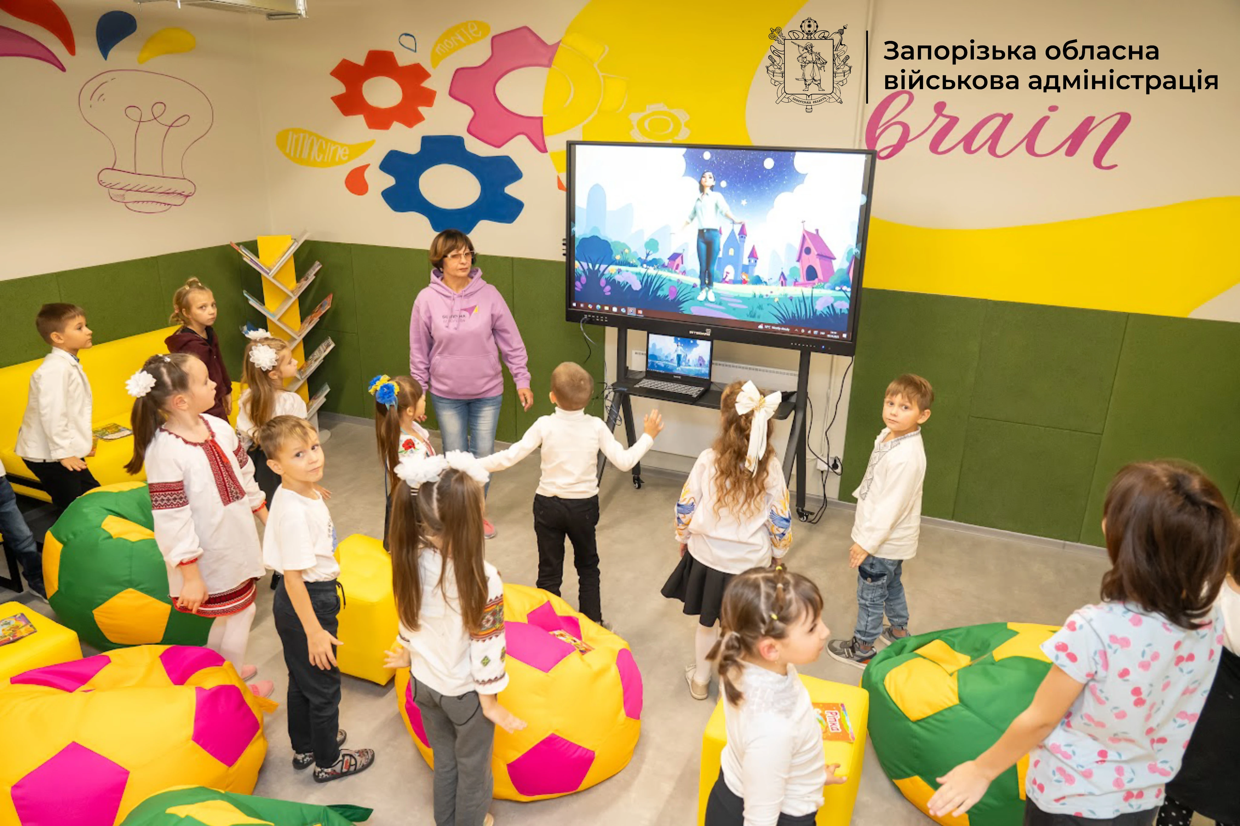 Нова школа-укриття у Запоріжжі