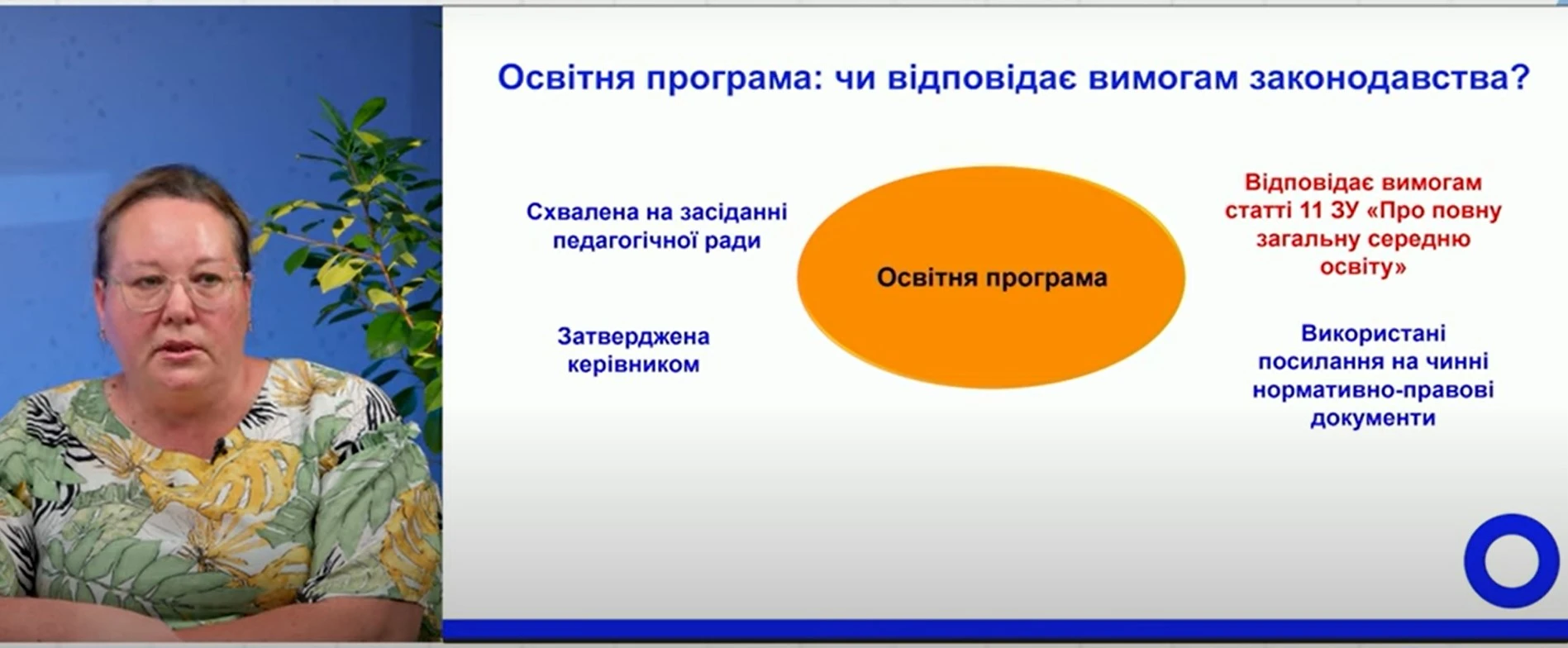 Освітня програма закладу: як уникнути типових помилок — головні тези з вебінару