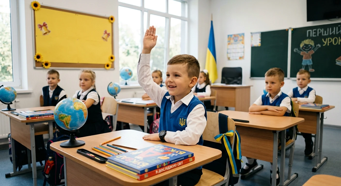 Кількість першокласників в Україні скоротилася майже вдвічі: дані МОН