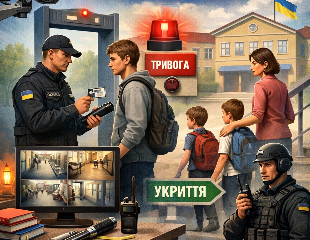 Новий порядок охорони шкіл під час воєнного стану