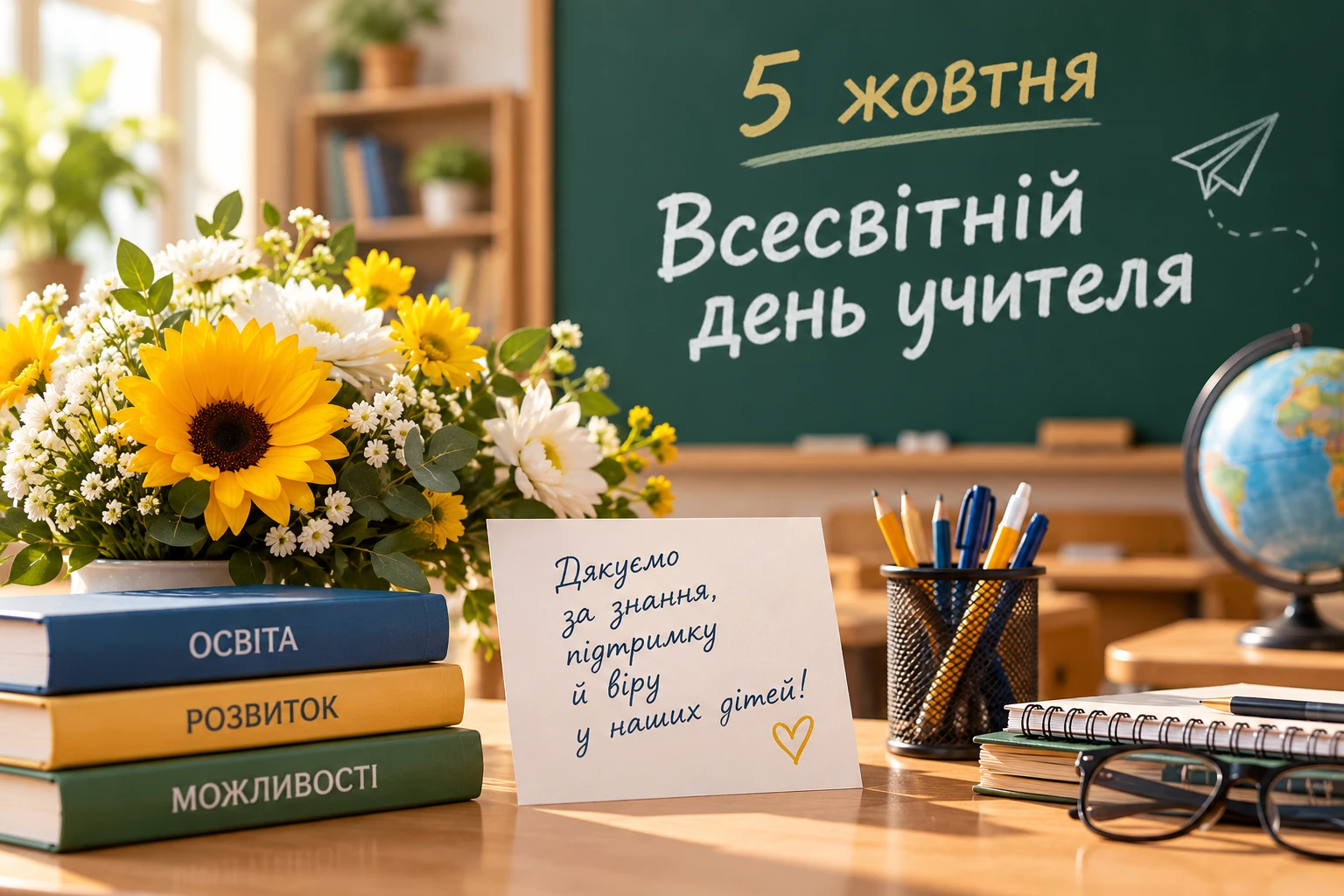 5 жовтня відзначають Всесвітній день учителя 