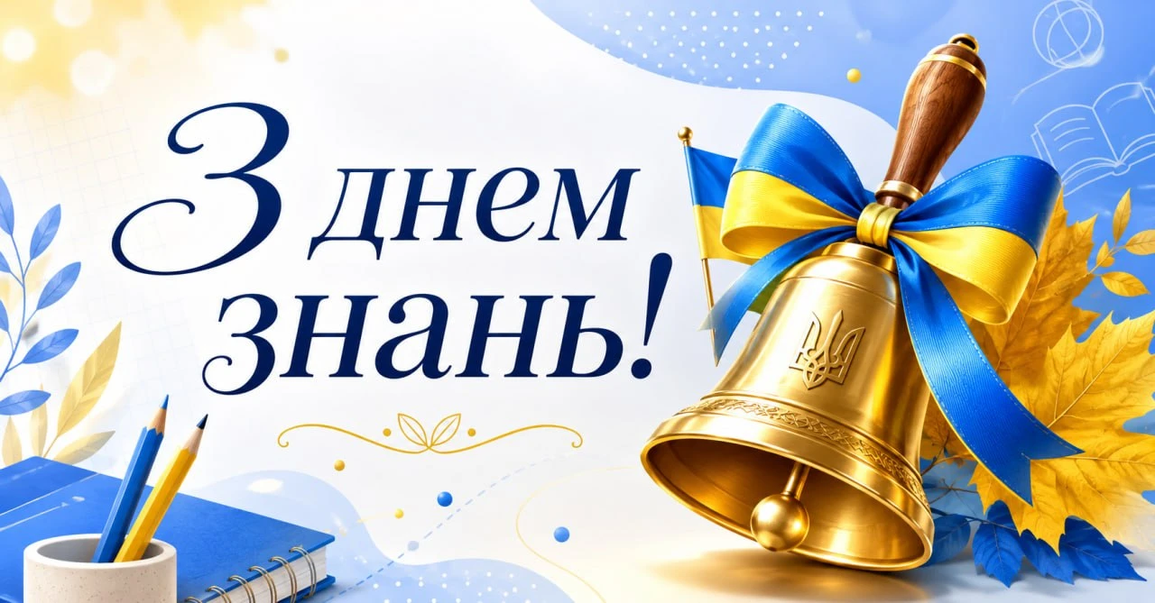 Вітаємо з Днем знань!