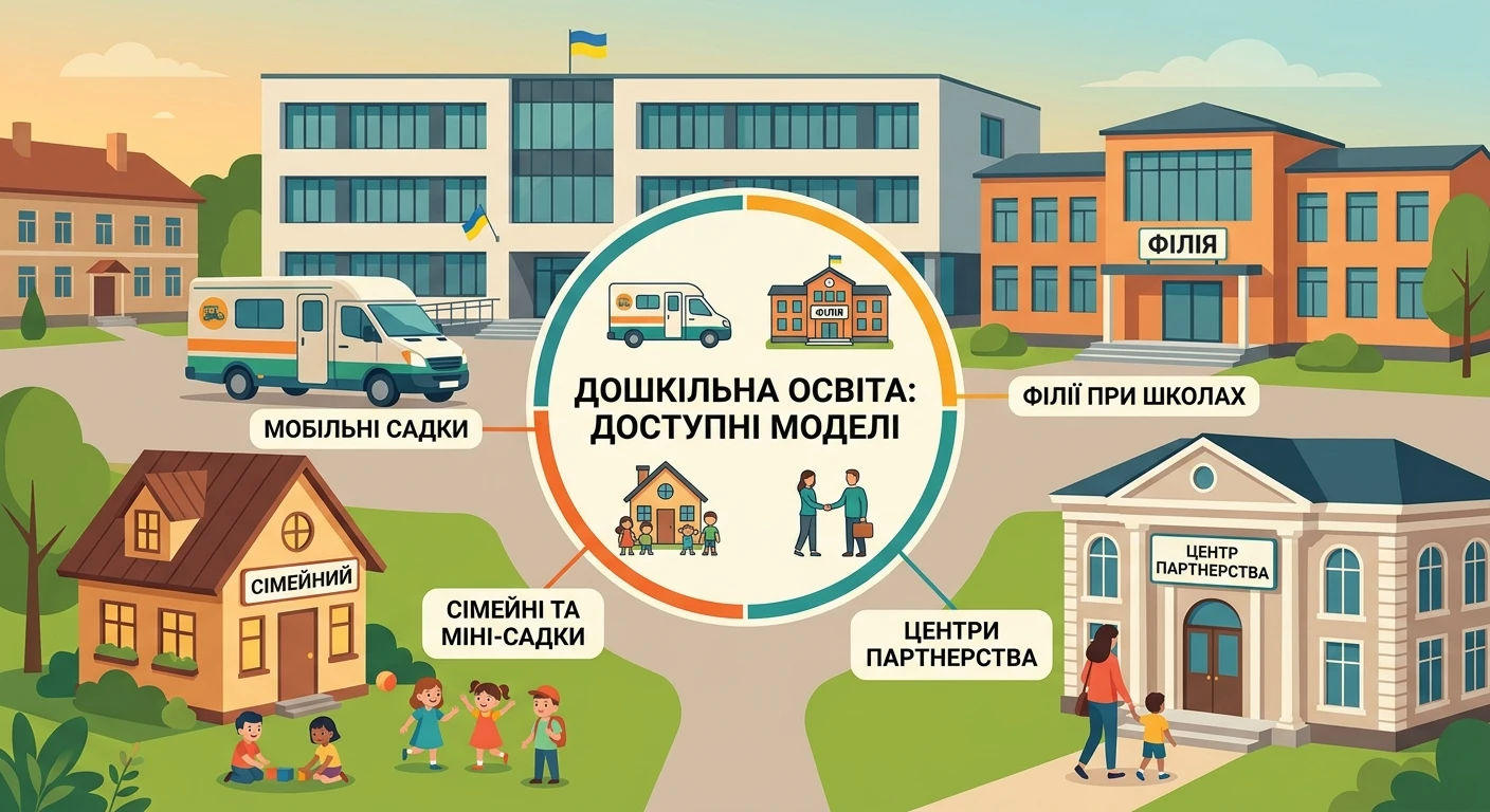Дошкільна освіта може «прийти» до дитини: які нові моделі ЗДО пропонують громадам