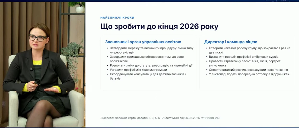 Профільна школа — 2027: що громадам і ліцеям потрібно зробити вже зараз