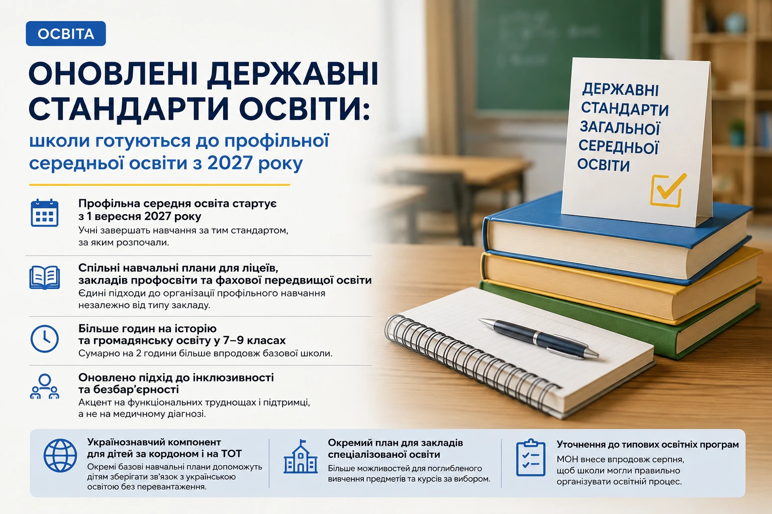Оновлені державні стандарти