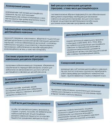 Дистанційне навчання Словник понять і термінів